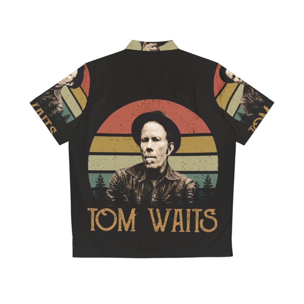 Tom Waits Music Icons Hawaiian Shirt - Back