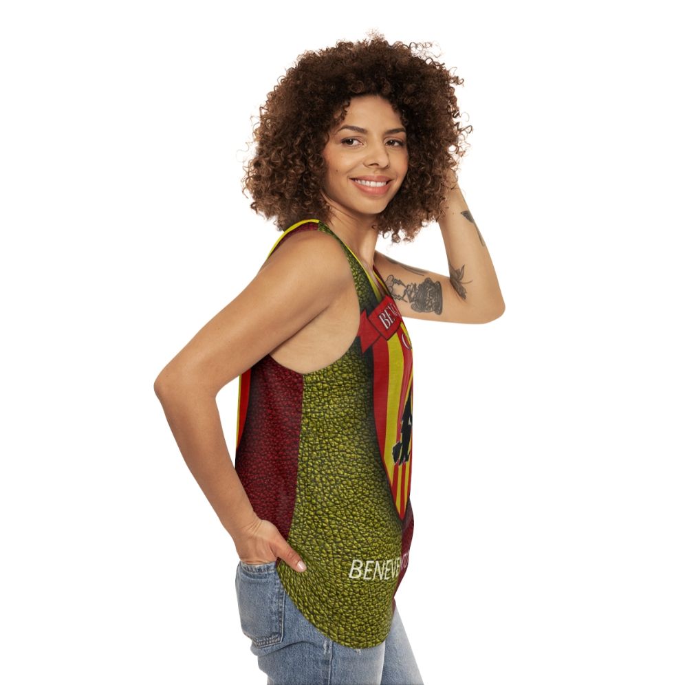 Benevento unisex soccer fan tank top - women side