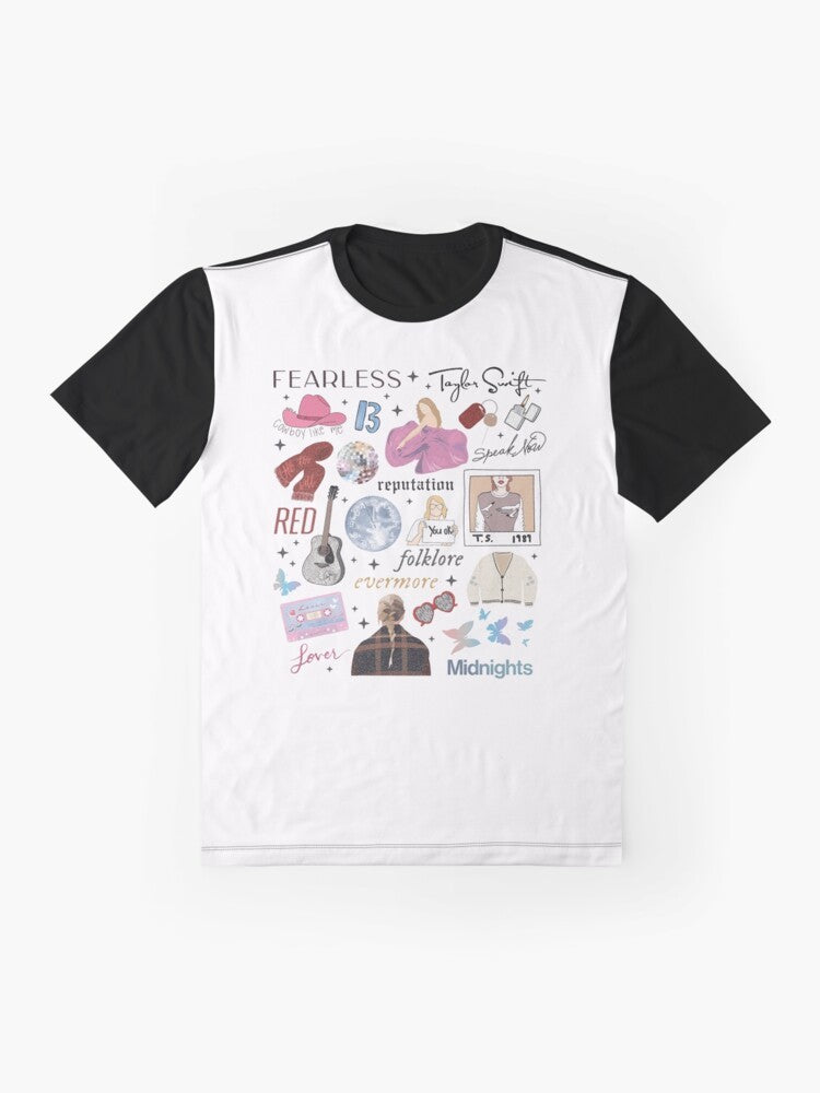 Taylor Swift The Eras Tour Swiftie Merch T-Shirt - Flat lay