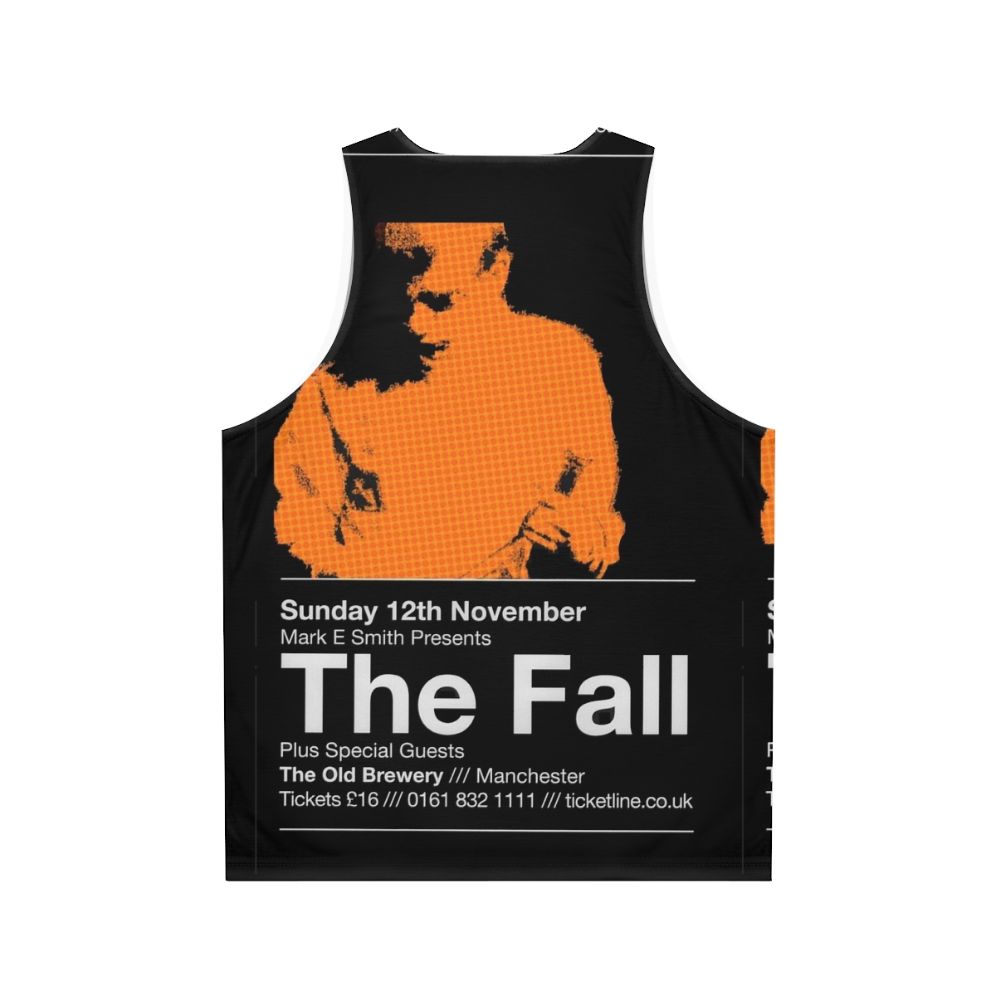 Unisex tank top with The Fall rock music inspired design - Back