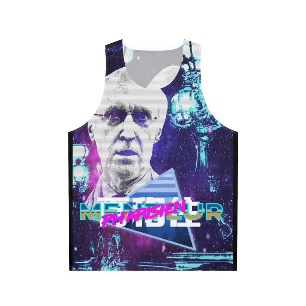 Vaporwave Unisex Tank Top with Henry De Lesquen and Yugissou Design