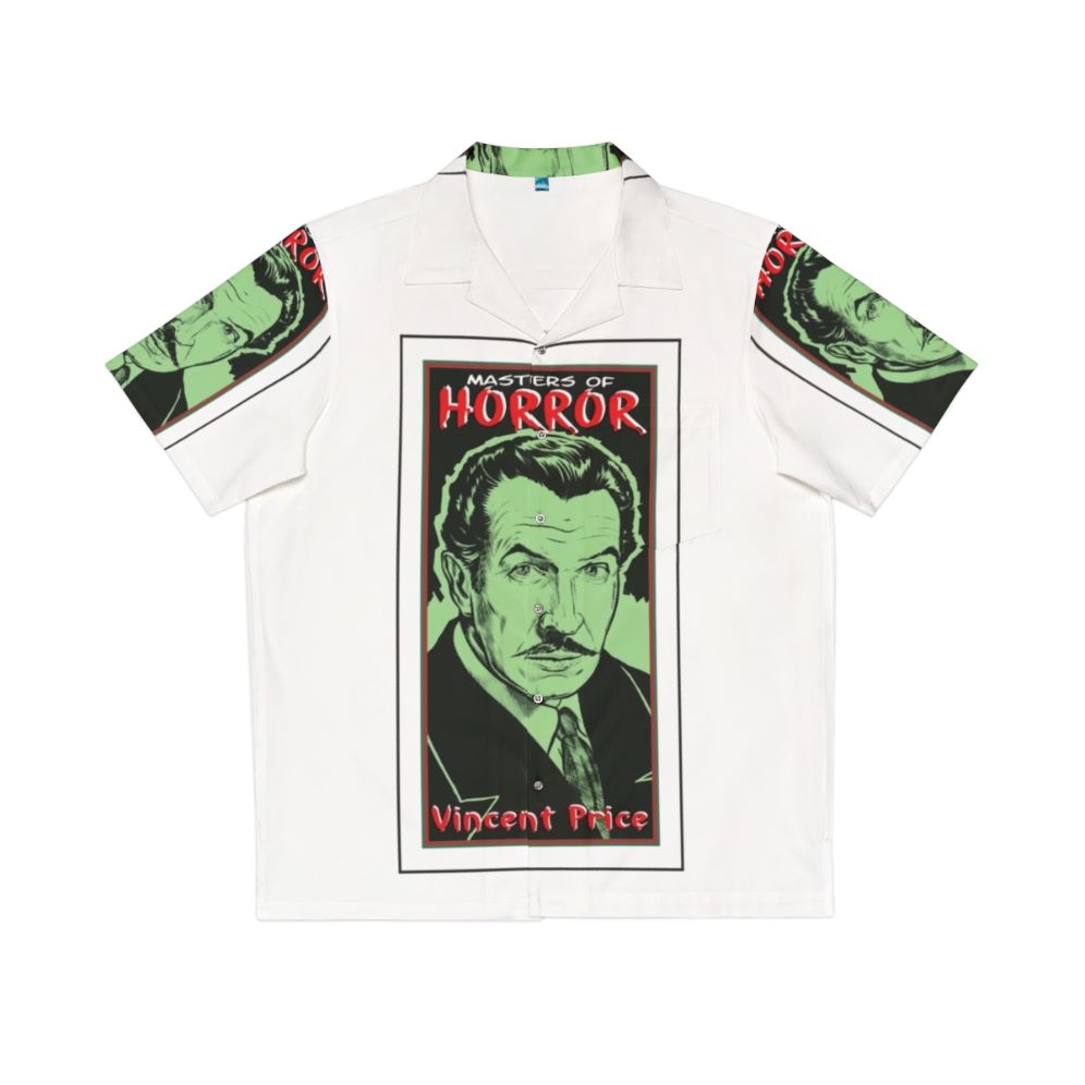 Vintage Hawaiian shirt featuring horror movie icon Vincent Price