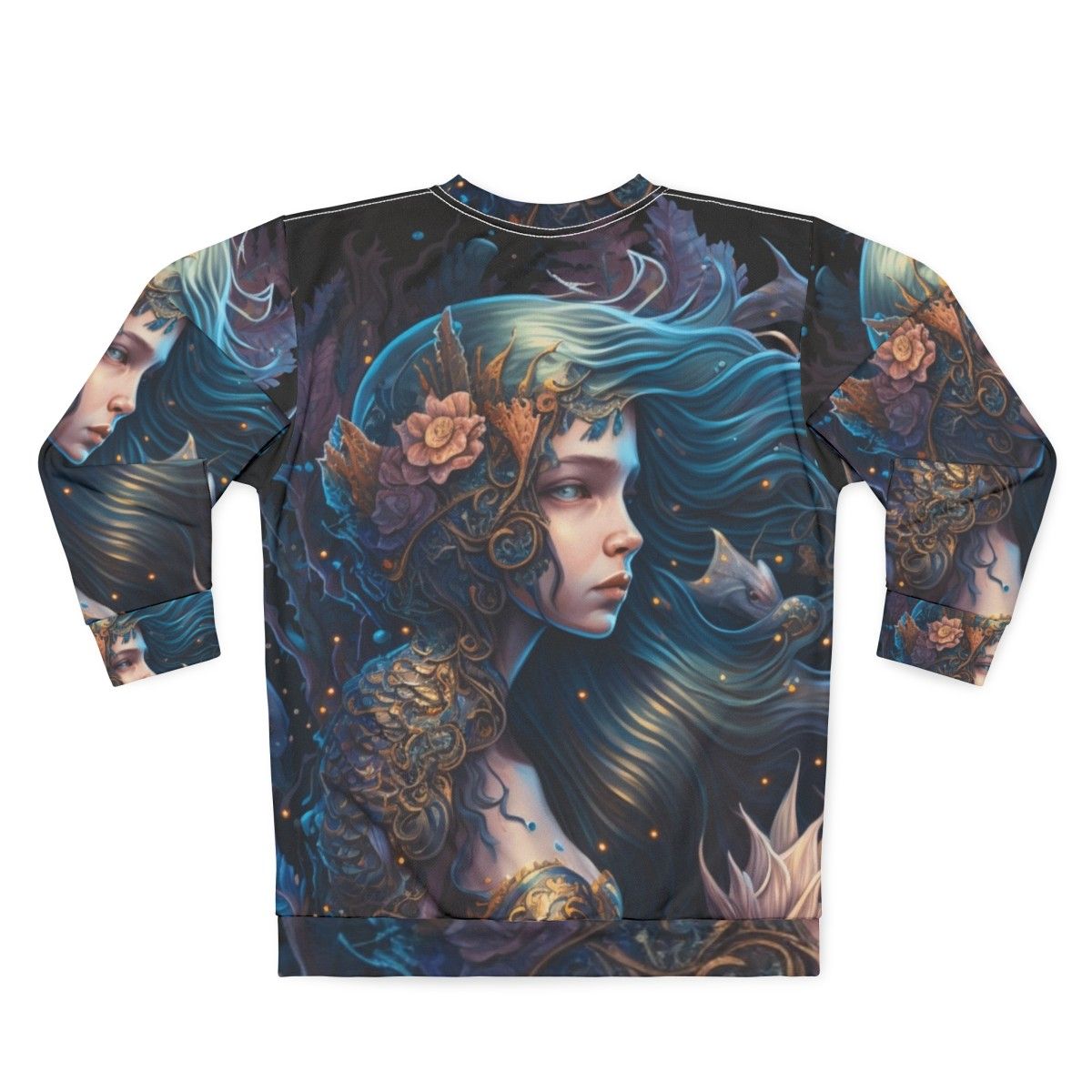 Mythical sea creatures fantasy sweatshirt - Back