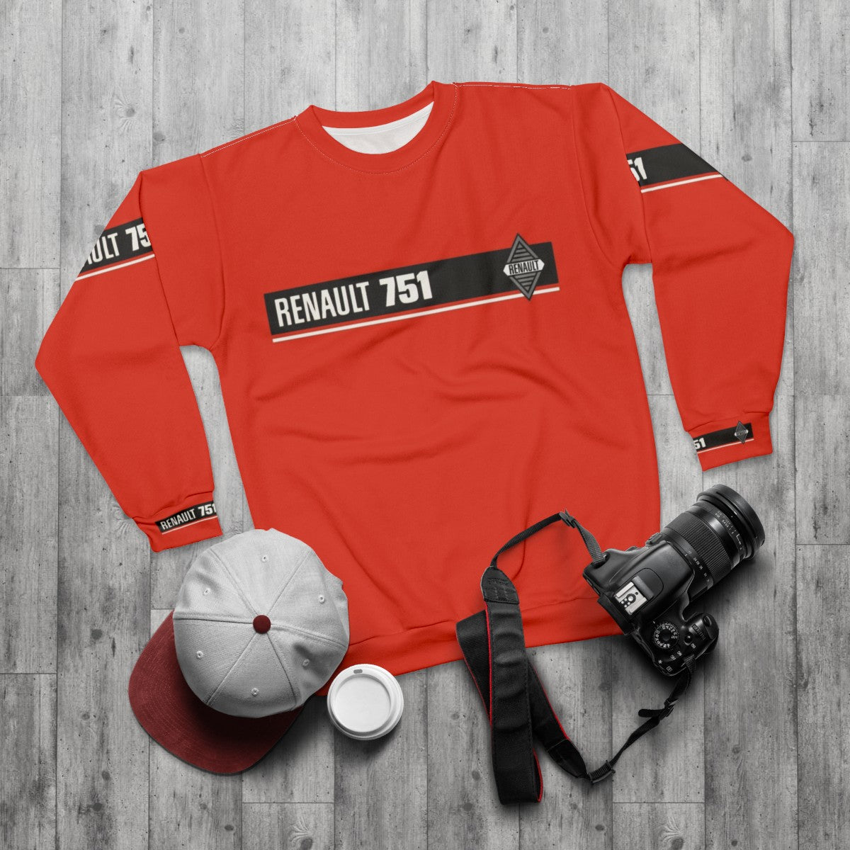 Renault 751 Tractor Sweatshirt - flat lay