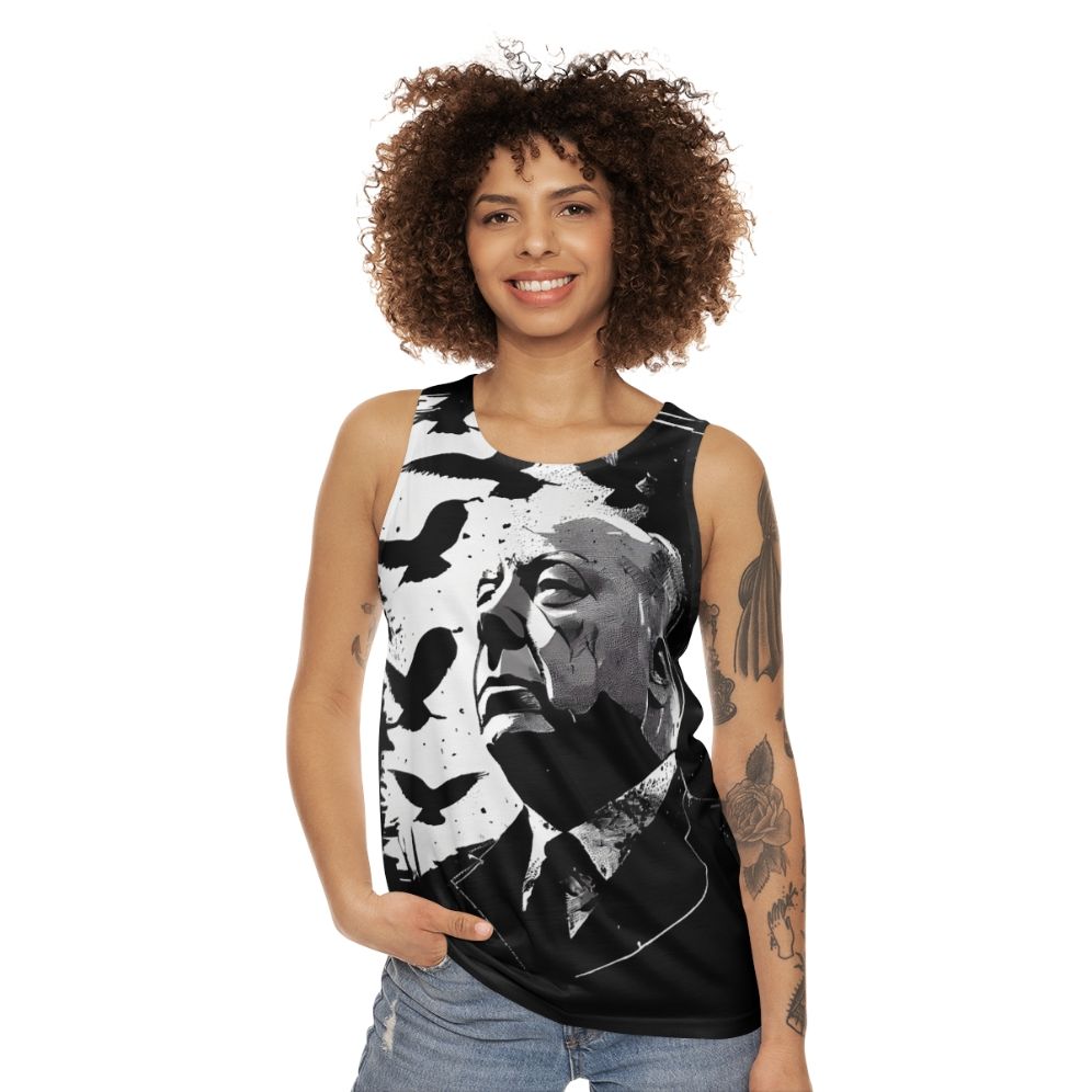 Classic Alfred Hitchcock Unisex Tank Top - women