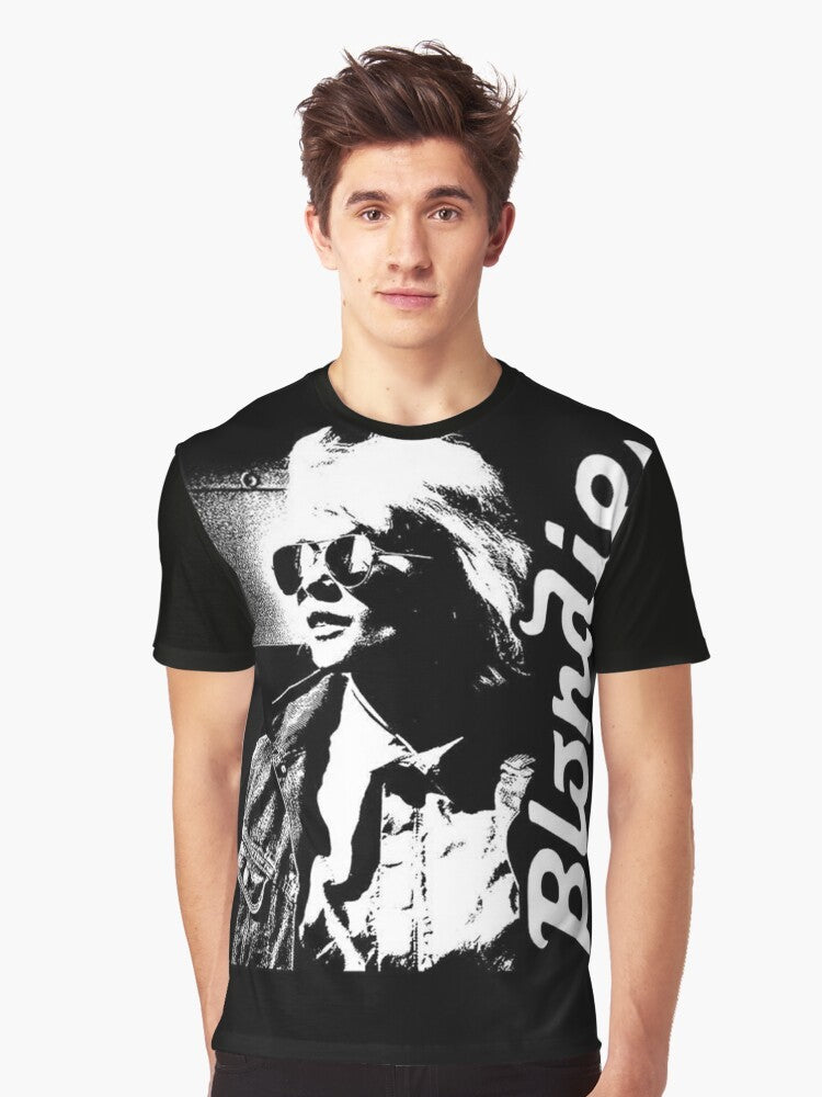 Retro Punk Rock Girl Graphic T-Shirt featuring Debbie Harry and Blondie - Men