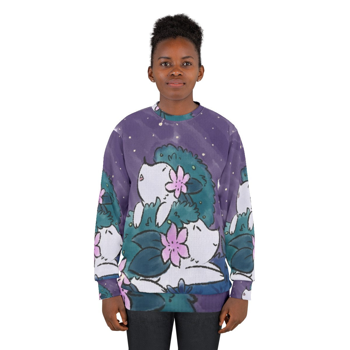 Shaymin Pokemon Hedgehog Sweatshirt - women