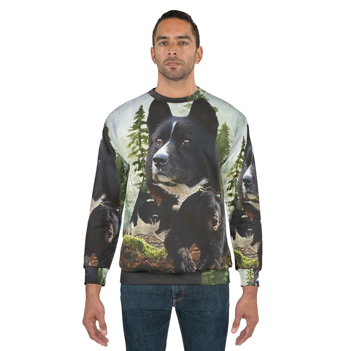 Karelian Bear Dog Hunting Sweatshirt - men