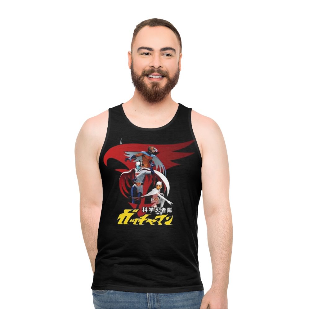 Battle of the Planets G Force Retro Anime Tank Top - men