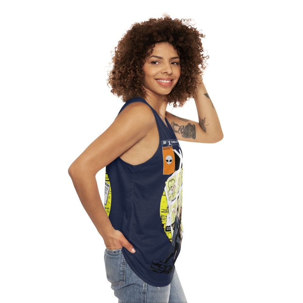 X-Files & X-Men Unisex Tank Top - women side