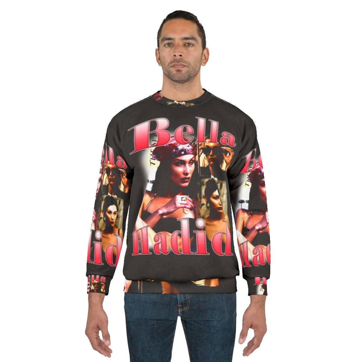 Bella Hadid Y2K Vintage Rap Sweatshirt - men