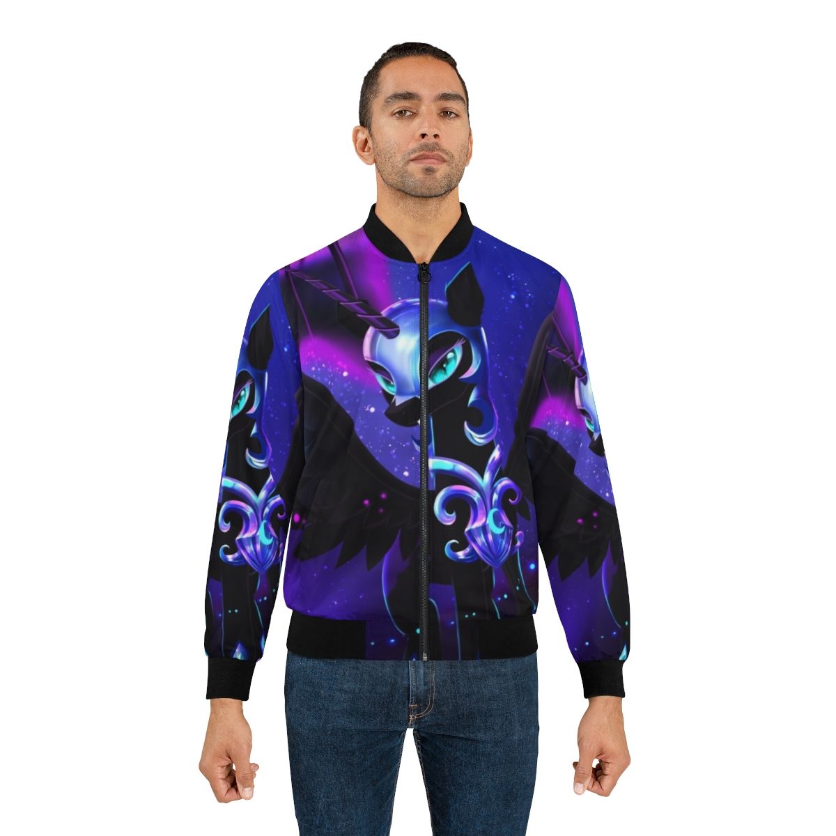 Nightmare Moon My Little Pony Alicorn Princess Bomber Jacket - Lifestyle