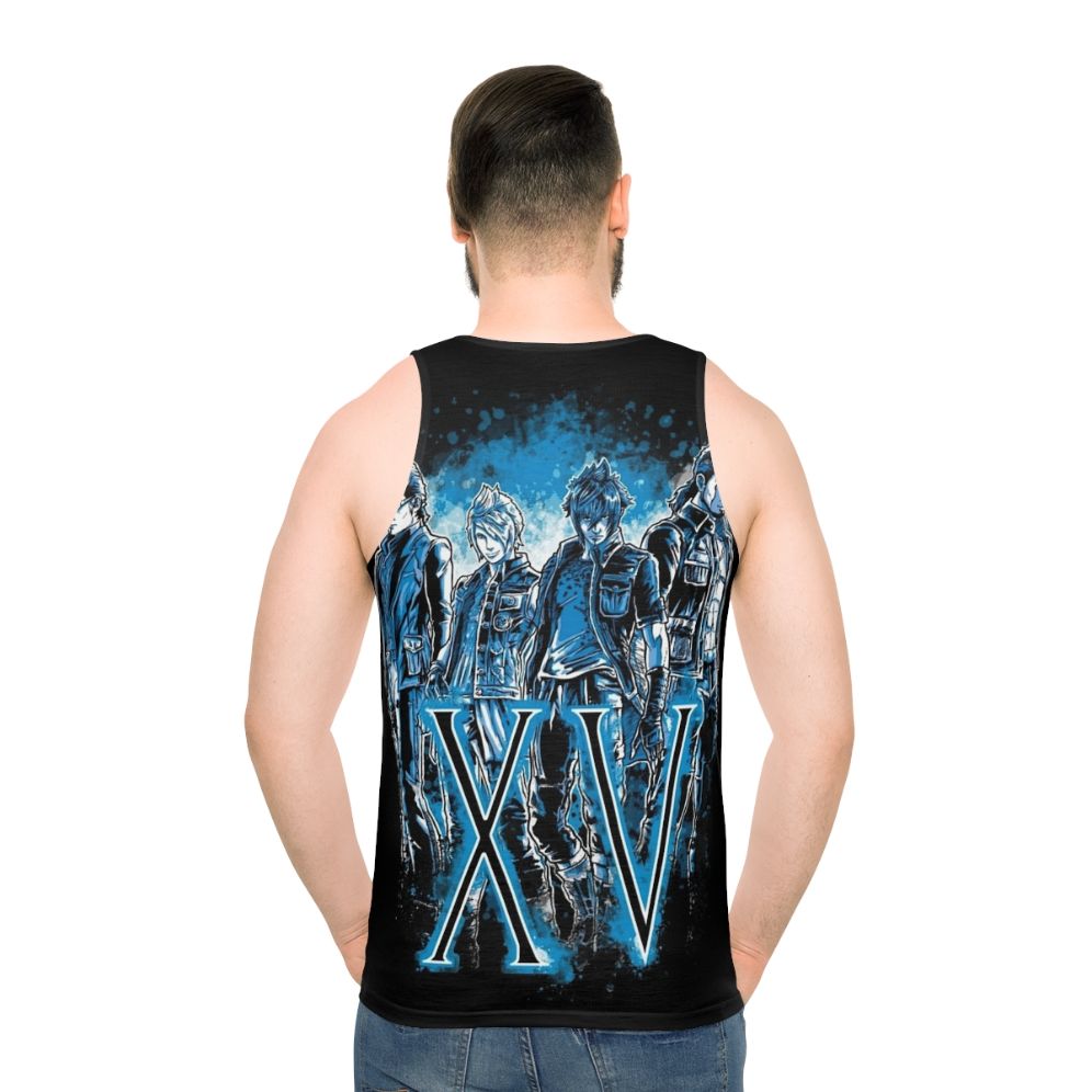 Final Fantasy XV unisex tank top - men back