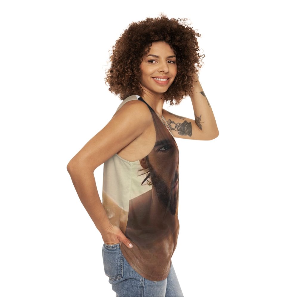 Can Yaman Unisex Celebrity Tank Top - women side