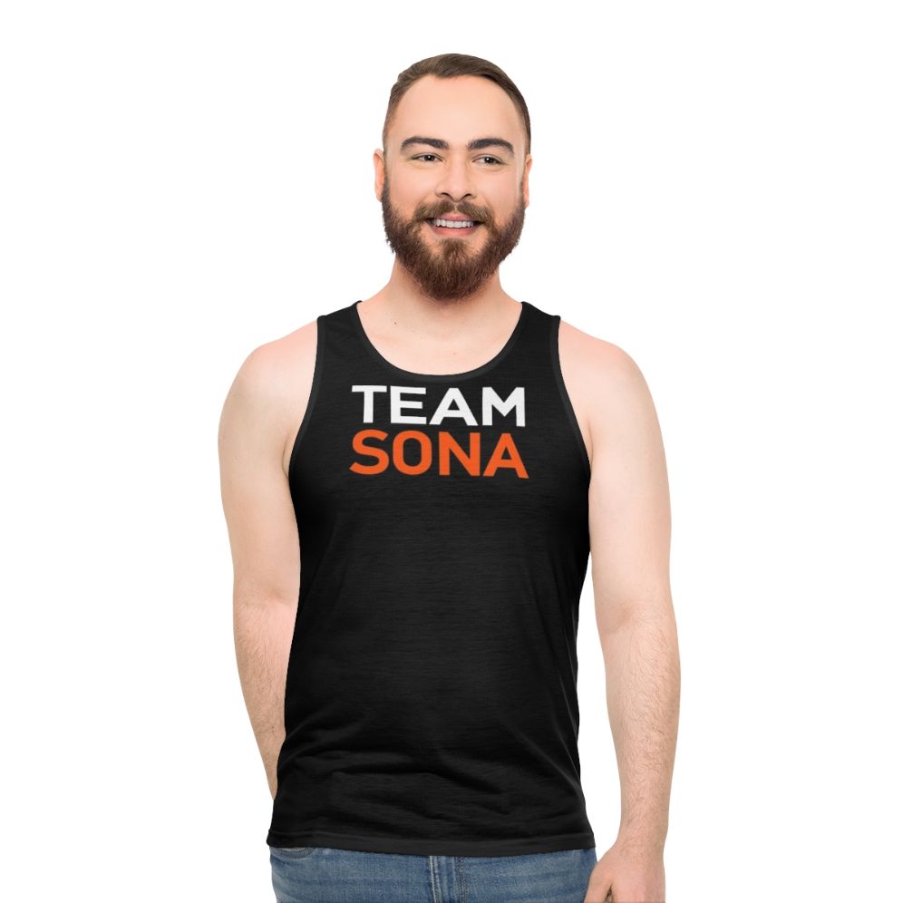 Team Sona Movsesian Unisex Tank Top for Conan O'Brien comedy fans - men