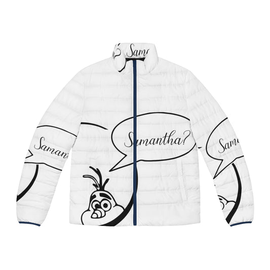 Samantha puffer jacket with Frozen-inspired design