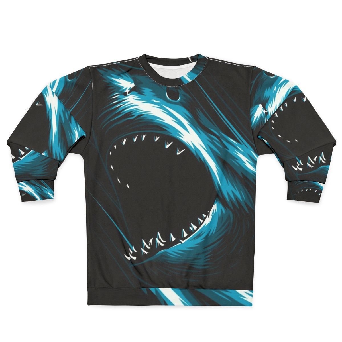 Megalodon shark sweatshirt design