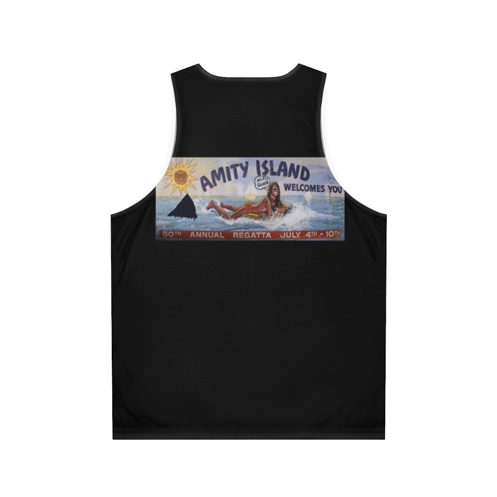 Jaws Amity Island Unisex Tank Top - Back