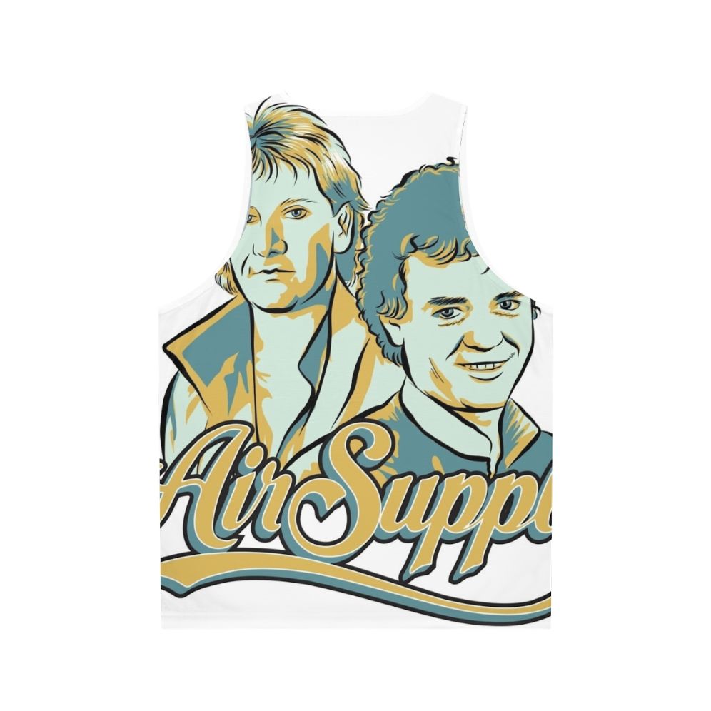 Air Supply Retro Music Unisex Tank Top - Back