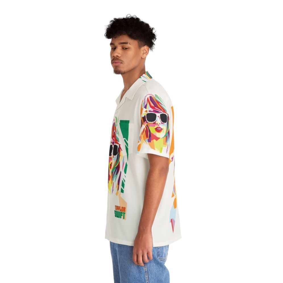 Taylor Wpap Hawaiian Shirt with Tropical Print - People Left