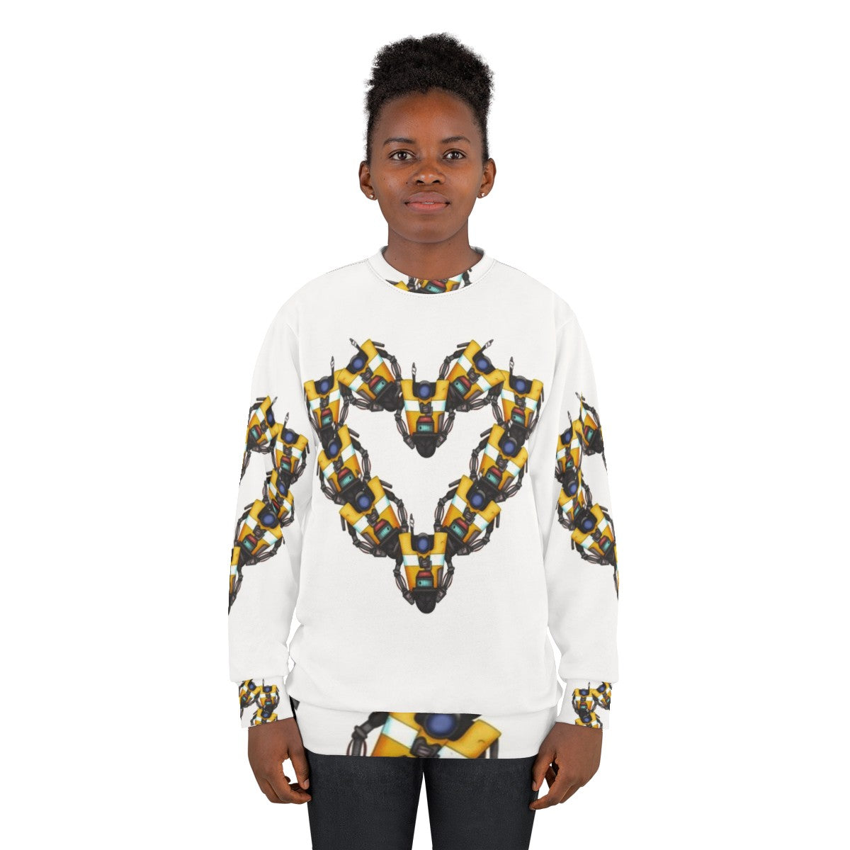 Borderlands Claptrap Heart Sweatshirt - women