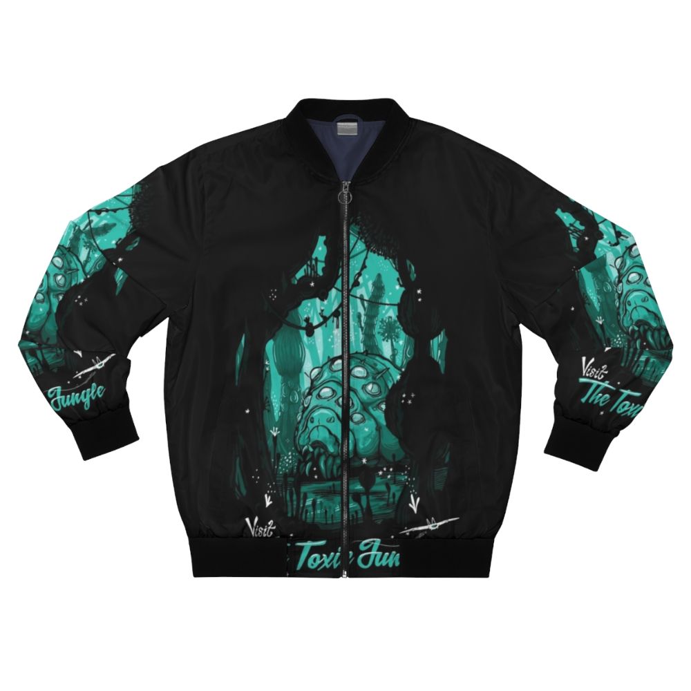 Toxic Jungle Bomber Jacket with Nausicaä and Ohmu Designs