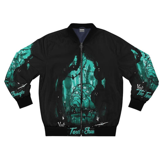 Toxic Jungle Bomber Jacket with Nausicaä and Ohmu Designs