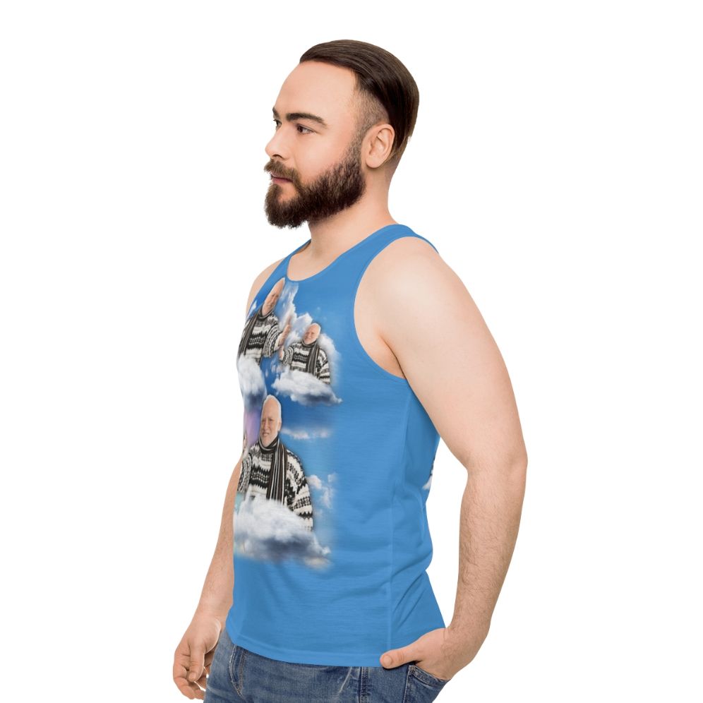 Harold' Unisex Tank Top - men side