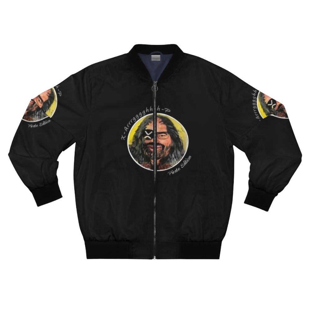 XRP Crypto Enthusiast Bomber Jacket with David Schwartz Design