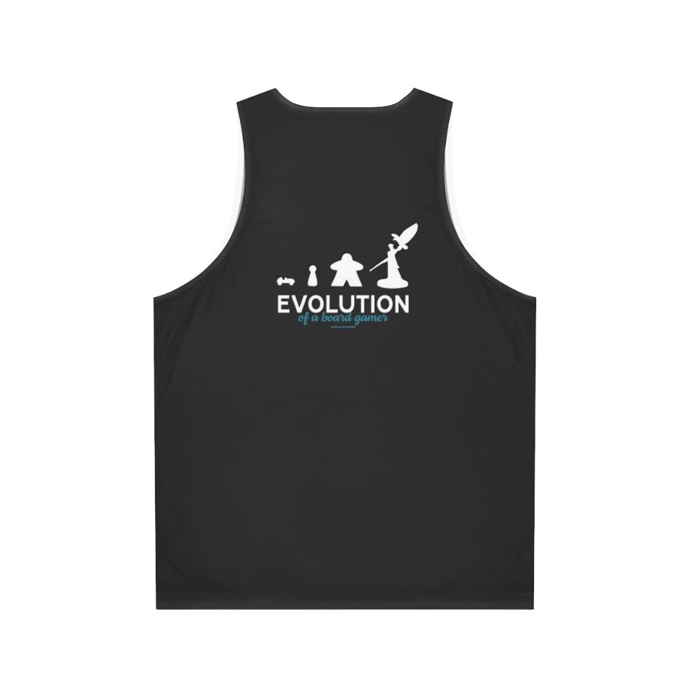 Evolution of a Board Gamer Unisex Tank Top - Back