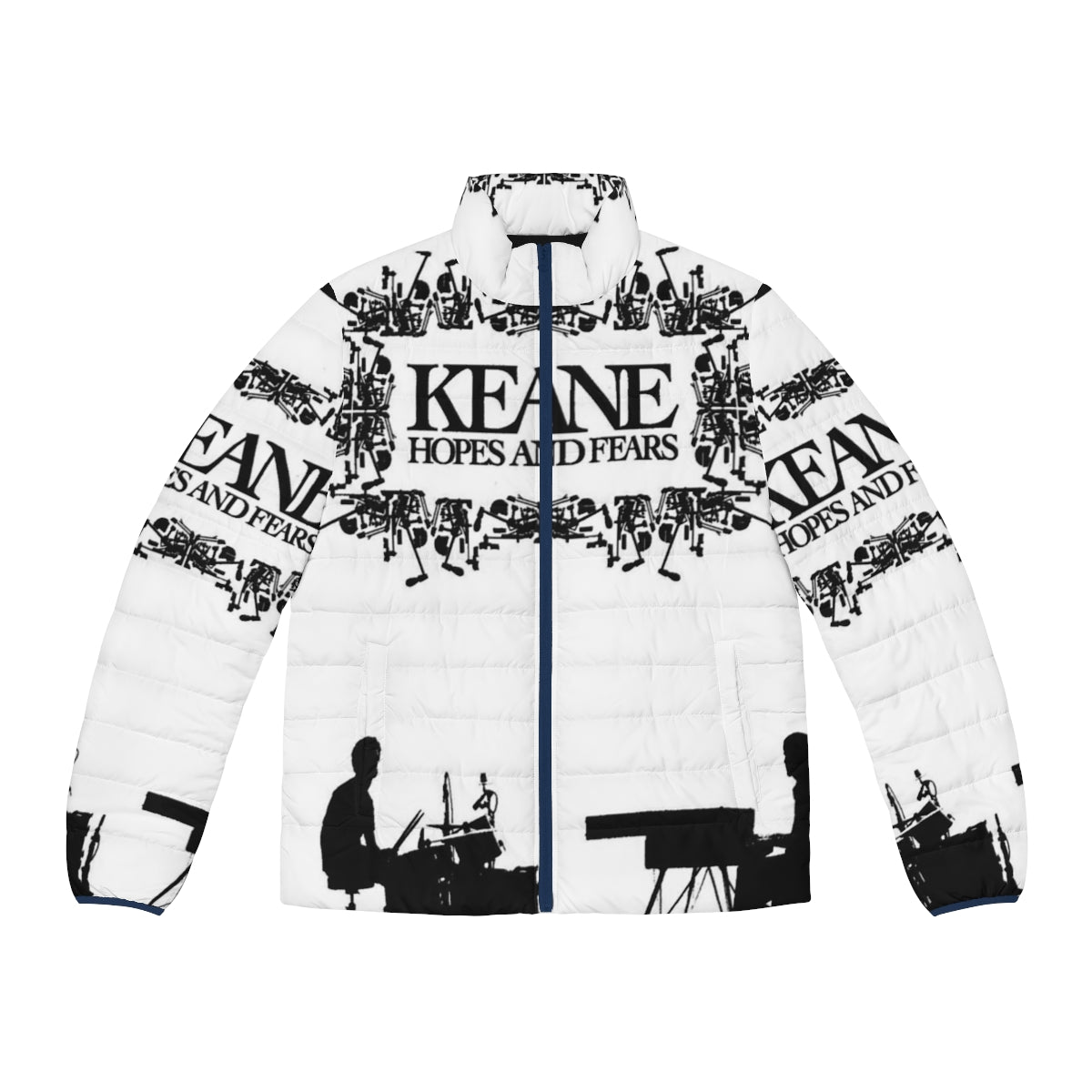 Keane 'Hopes and Fears' inspired puffer jacket