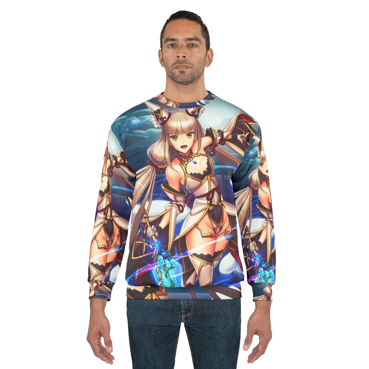 Nia Blade anime-inspired sweatshirt - men