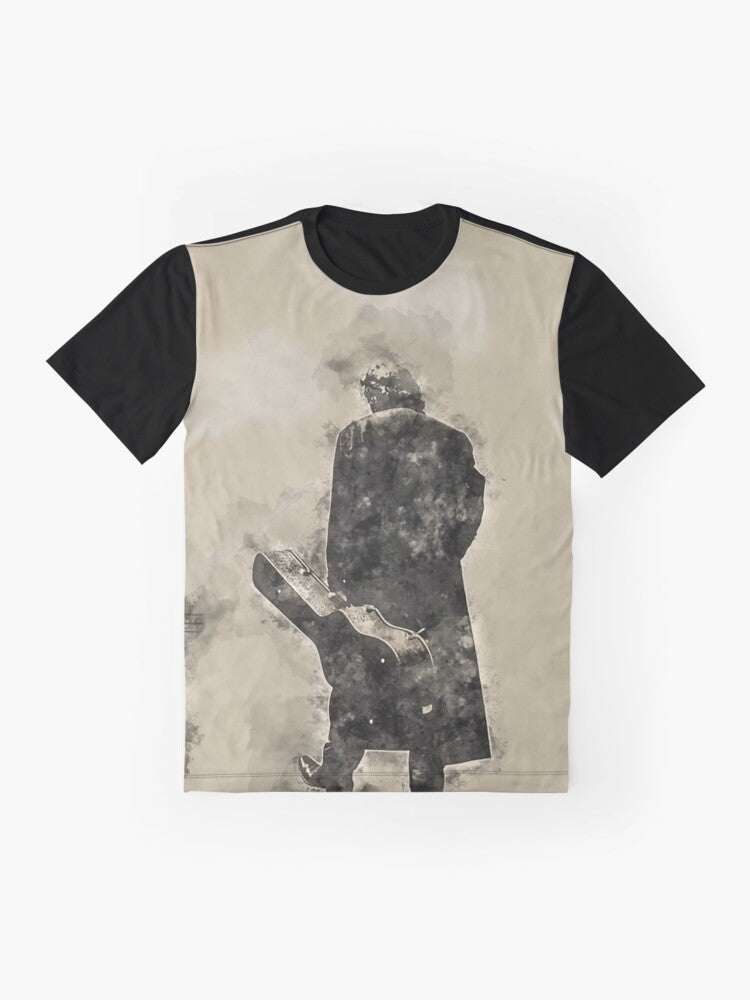 Johnny Cash "Man in Black" Graphic T-Shirt - Flat lay