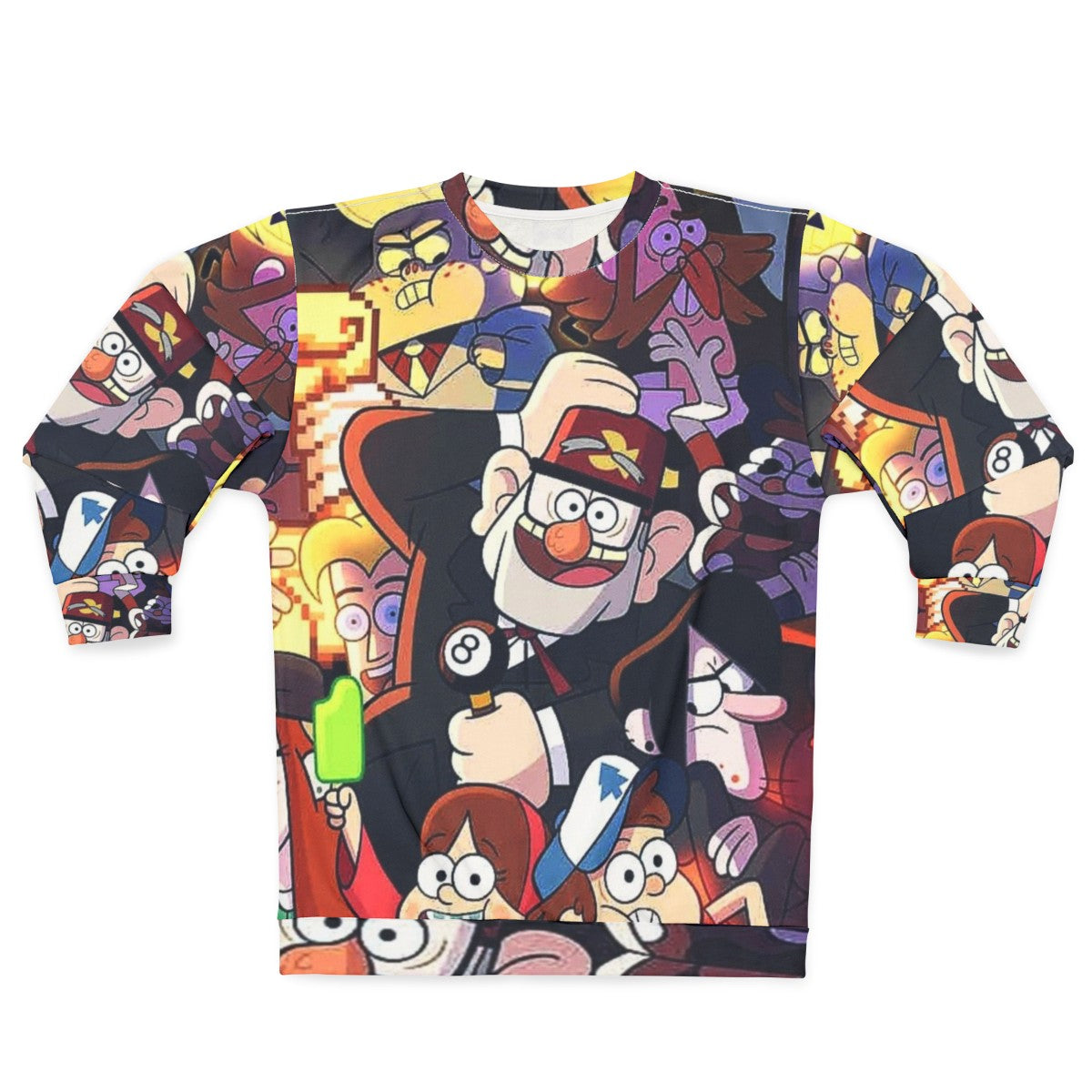 Gravity Falls Cartoon Graphic Sweatshirt