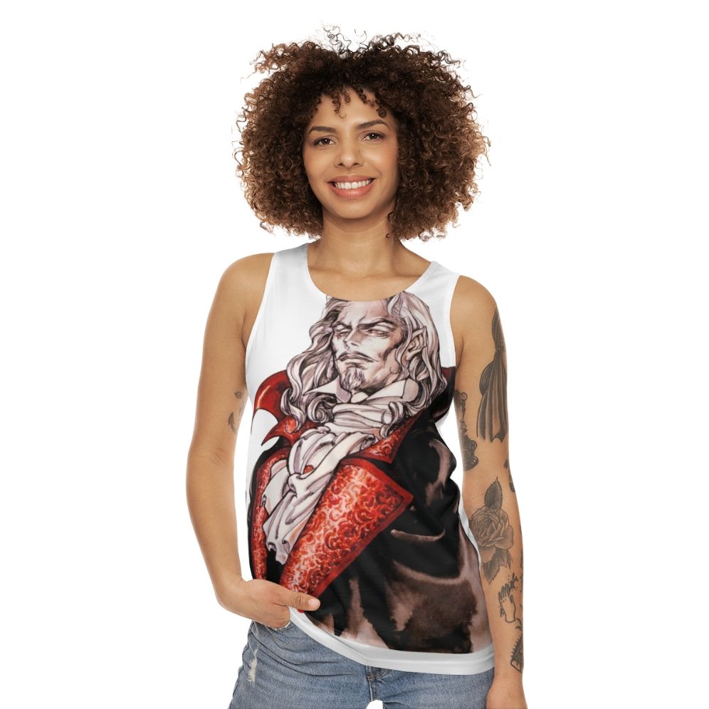 Dracula Hector Chibi Unisex Tank Top - women