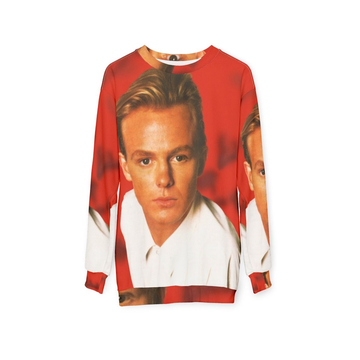 Jason Donovan "Ten Good Reasons" 1989 Pop Music Sweatshirt - hanging