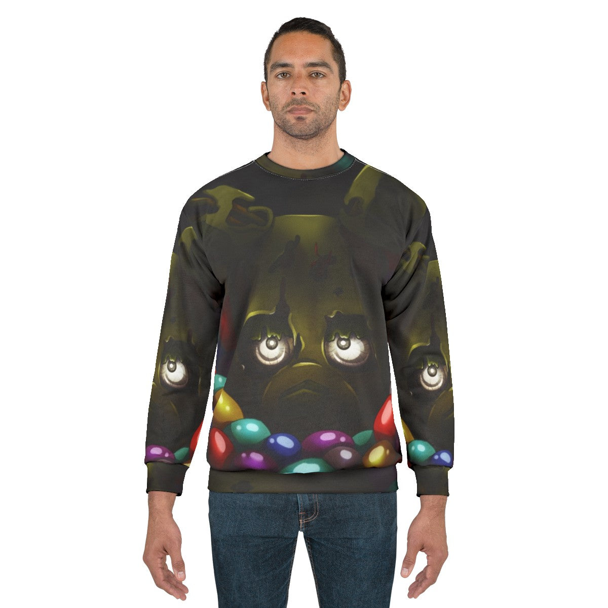 Springtrap Into The Pit V1 FNAF Horror Sweatshirt - men