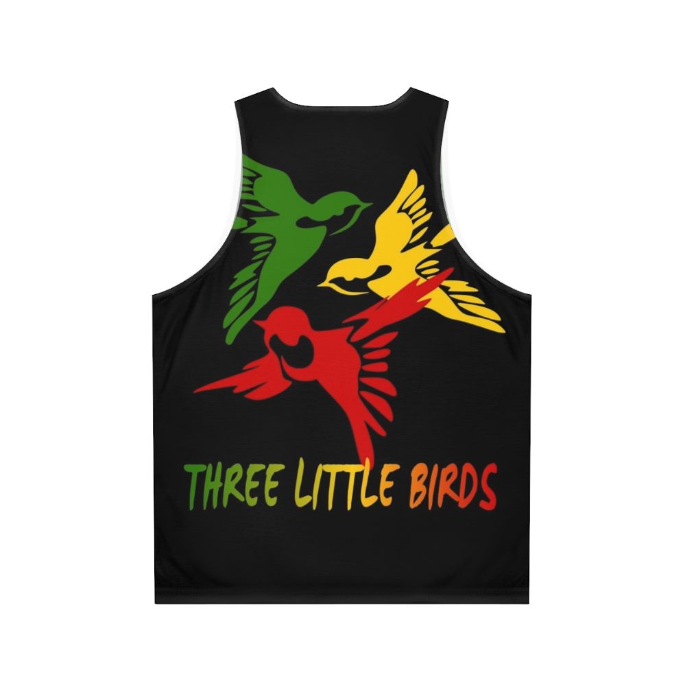 Three Little Birds Unisex Tank Top - Back