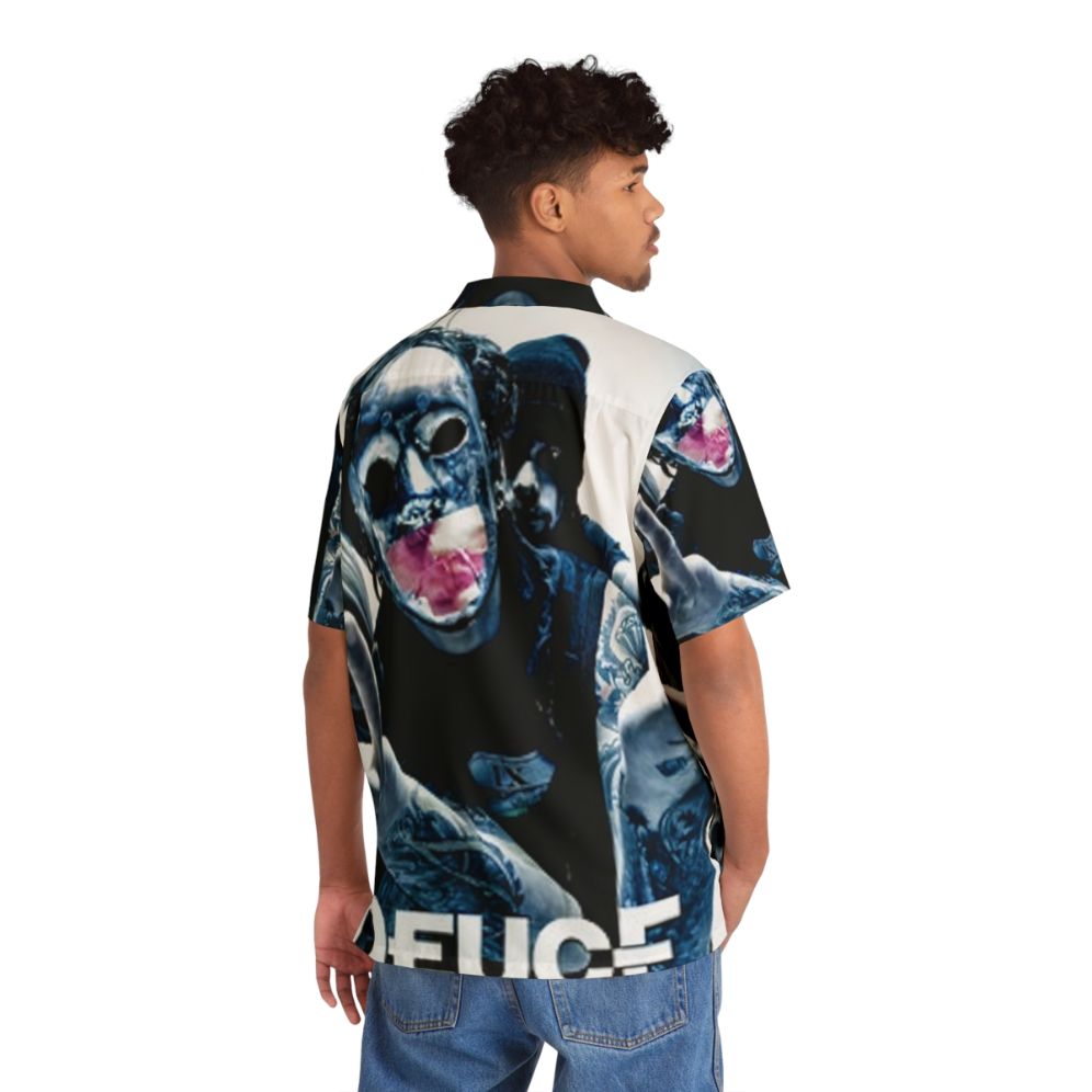 Deuce Hawaiian Shirt with Tropical Floral Pattern - People Back