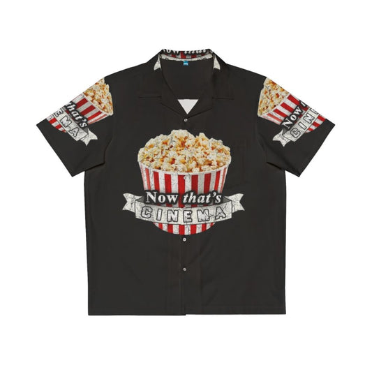 Cinema-Inspired Hawaiian Shirt with Movie, Film, and Theater Motifs