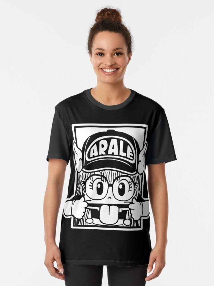 Retro Arale Dr. Slump Anime Graphic T-Shirt - Women