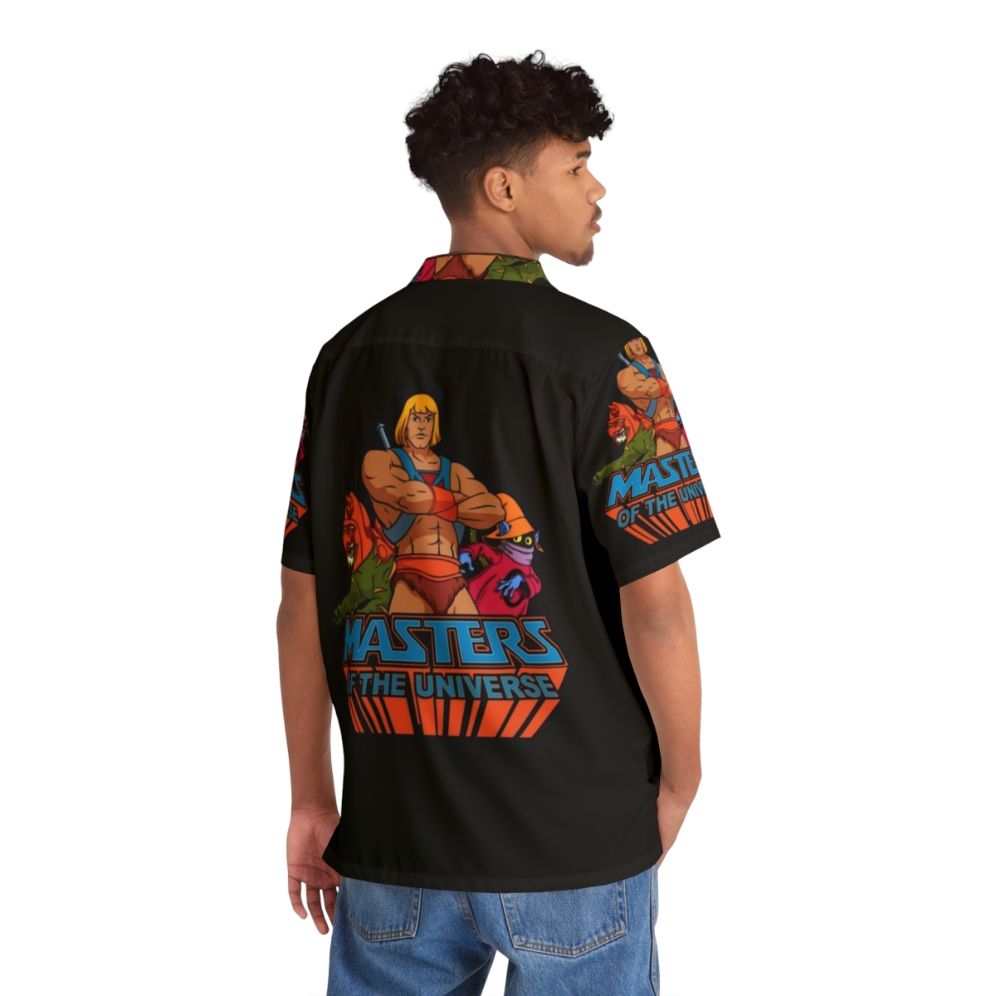 He-Man Masters of the Universe Inspired Hawaiian Shirt - People Back