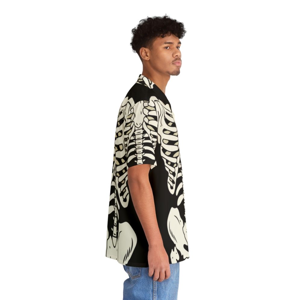 Bones Hawaiian Shirt 2 - Punk Skeleton Grunge Metal Design - People Pight