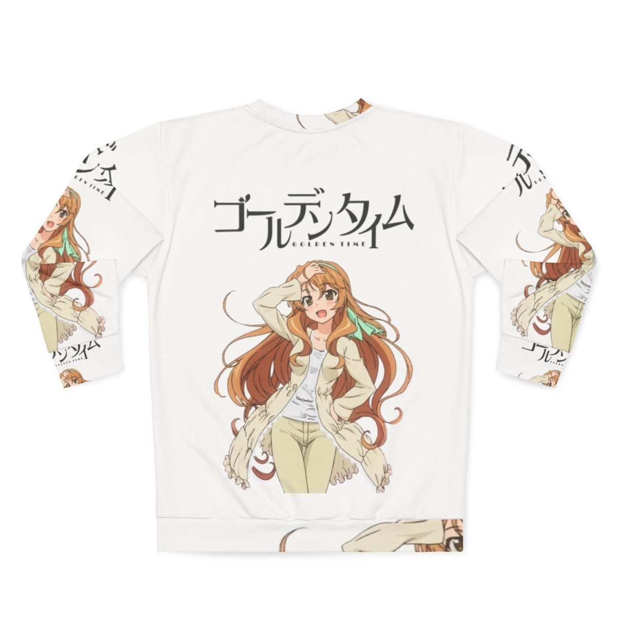 Golden Time Koko Robo Girl Anime Sweatshirt - Back