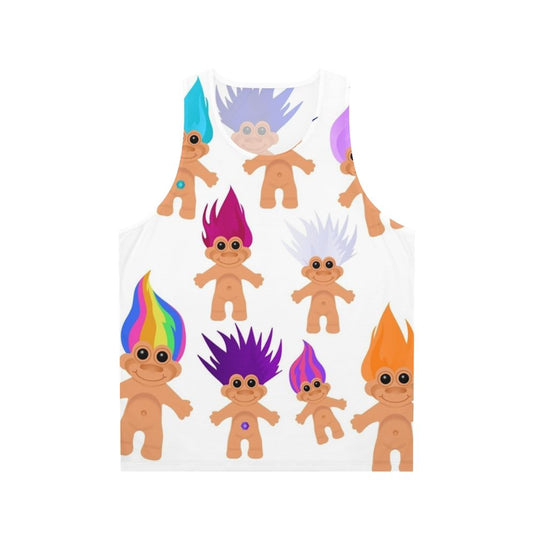 Trendy 90s Troll Doll Unisex Tank Top