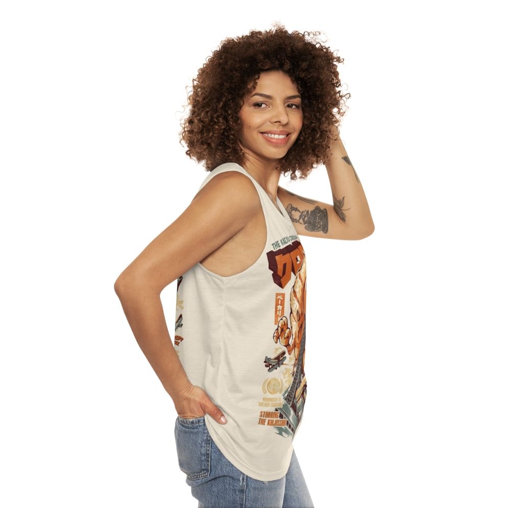 Kaijussant Unisex Retro Tank Top - women side