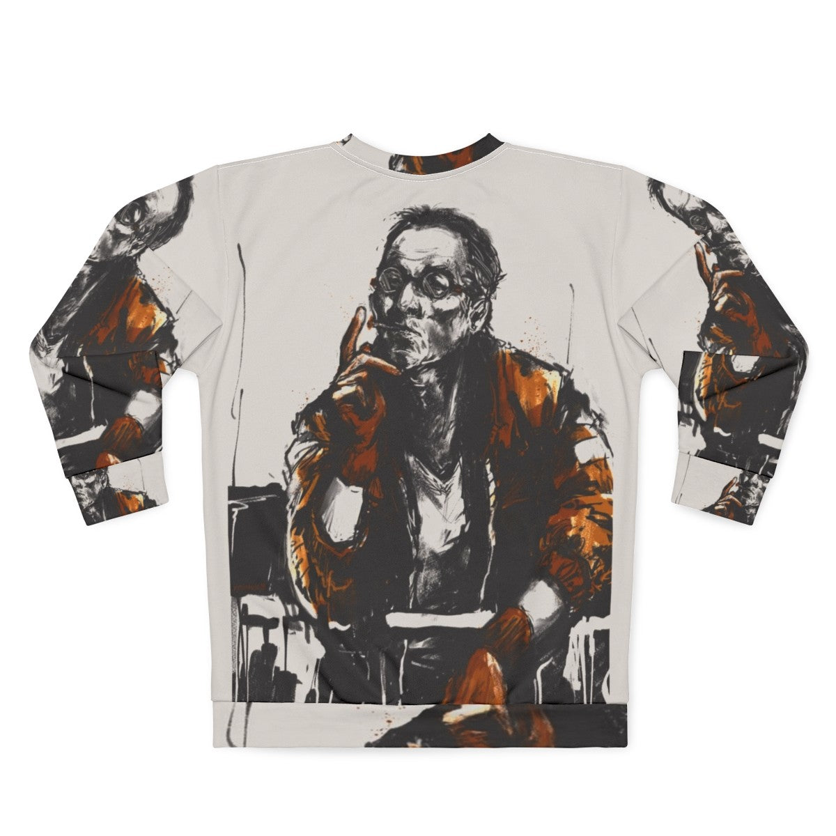 Disco Elysium "Something of a Ritual" Sweatshirt featuring Kim Kitsuragi - Back