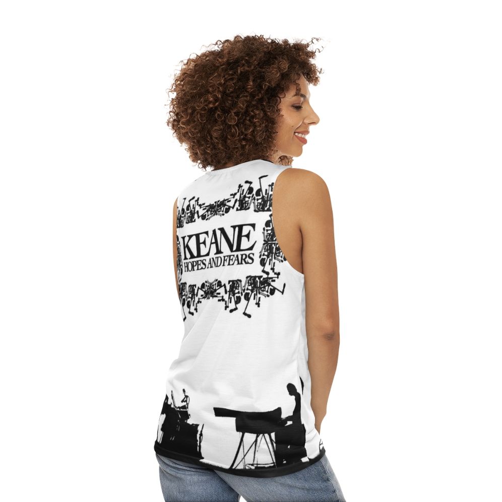 Hopes and Fears Unisex Keane Band Tank Top - women back