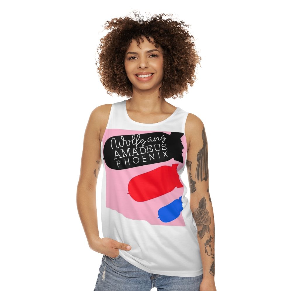 Wolfgang Amadeus Phoenix Unisex Music Band Tank Top - women