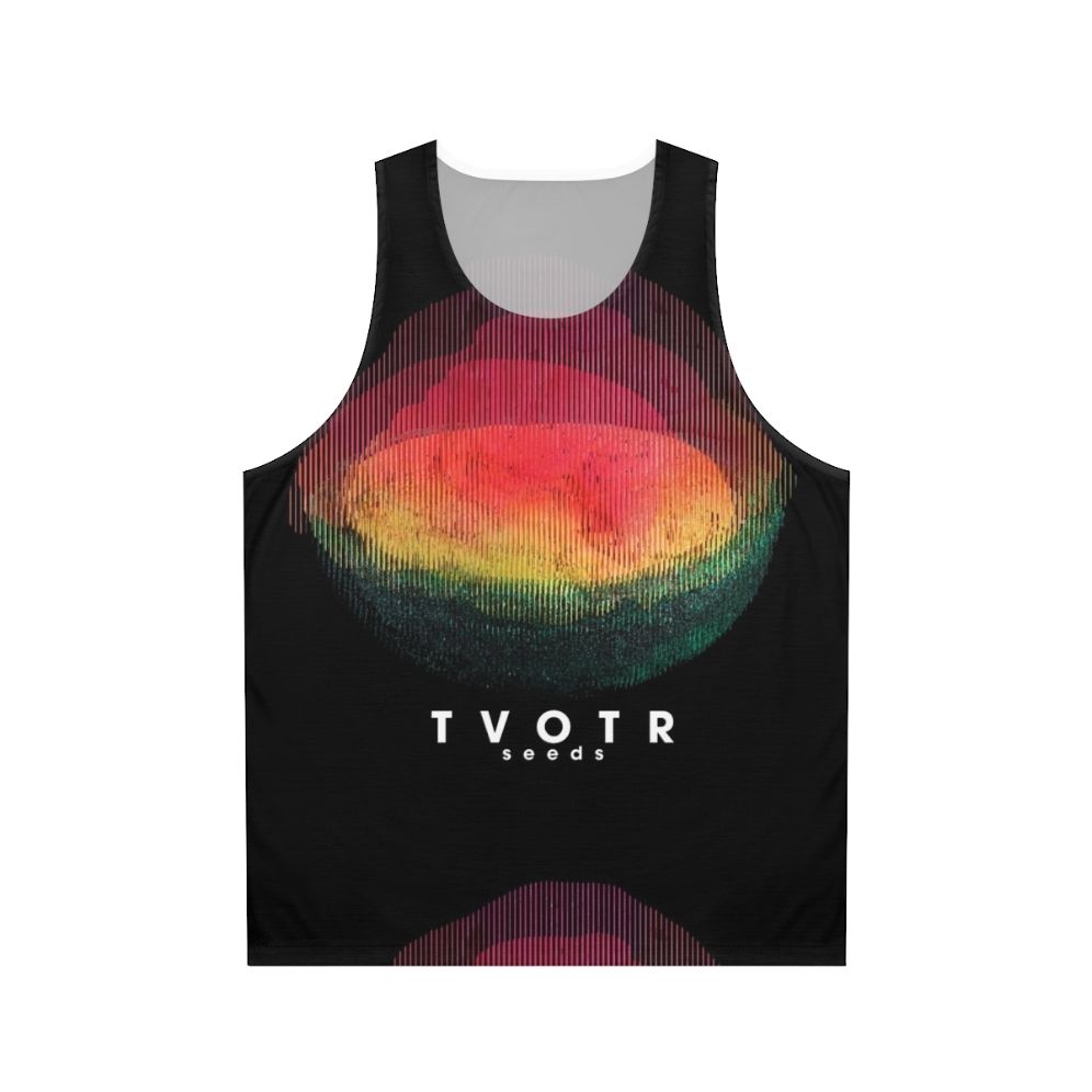 Unisex tank top with TV on the Radio 2022 tour design